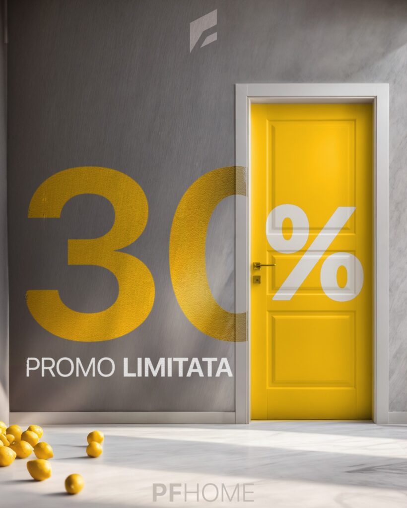 Promo limitata - MARZO- 30% PORTE invia codice sconto